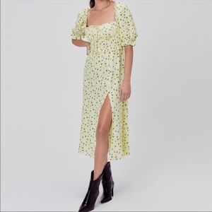 For Love & Lemons Chrysanthemum MIDI Dress